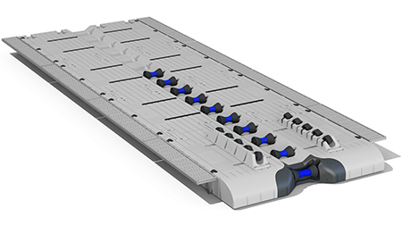 EZ Dock Optimus Boat Port, 32 foot with Side Extensions