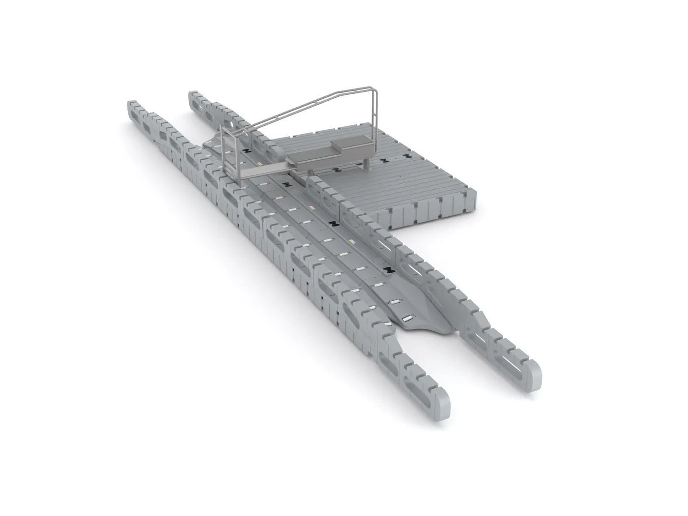 EZ Dock EZ Launch Commercial, Drive-Through Accessible configuration