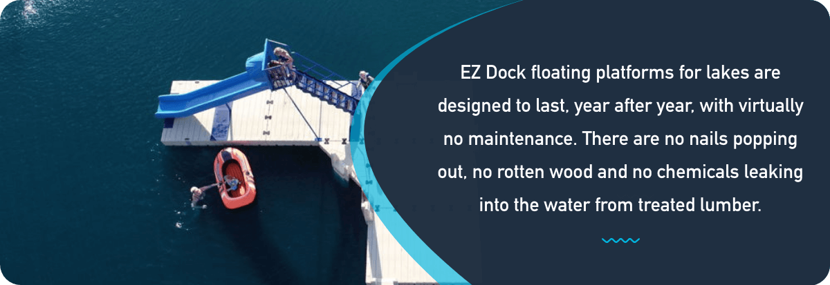 Swim platforms for residential