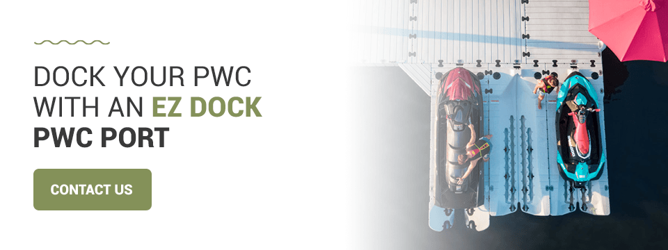 Use an EZ Dock PWC Port