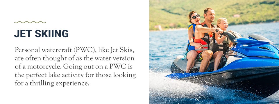 Jet skiing