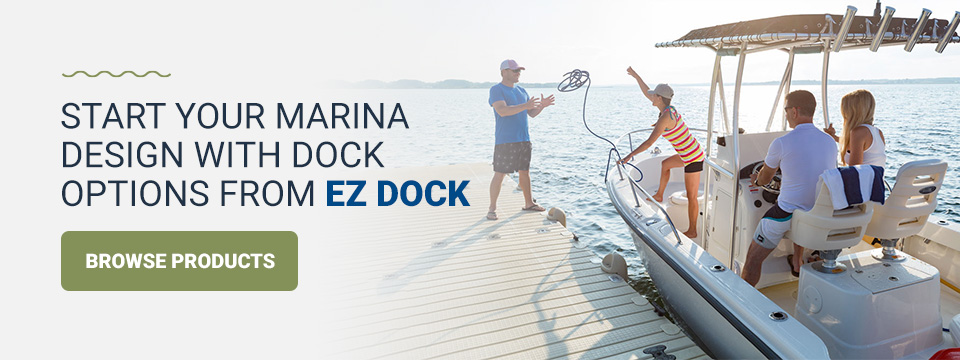 EZ Dock marina docks