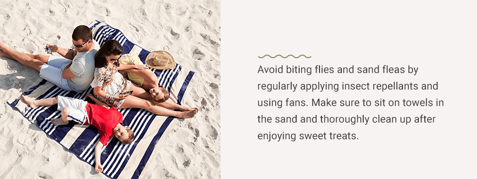 Avoid biting flies