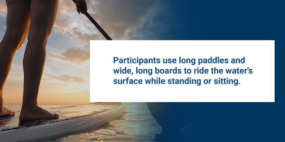 What is paddleboarding?
