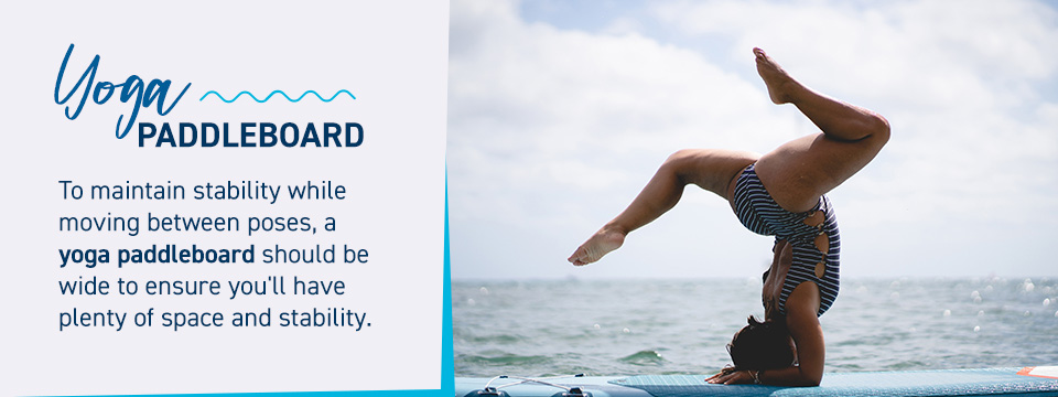 Yoga paddleboard