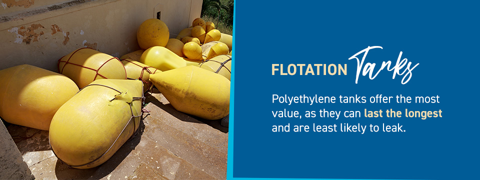 Réservoirs de flottaison