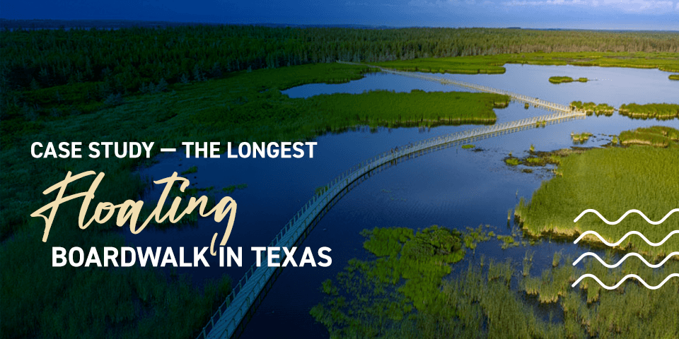 El paseo marítimo flotante más largo de Texas