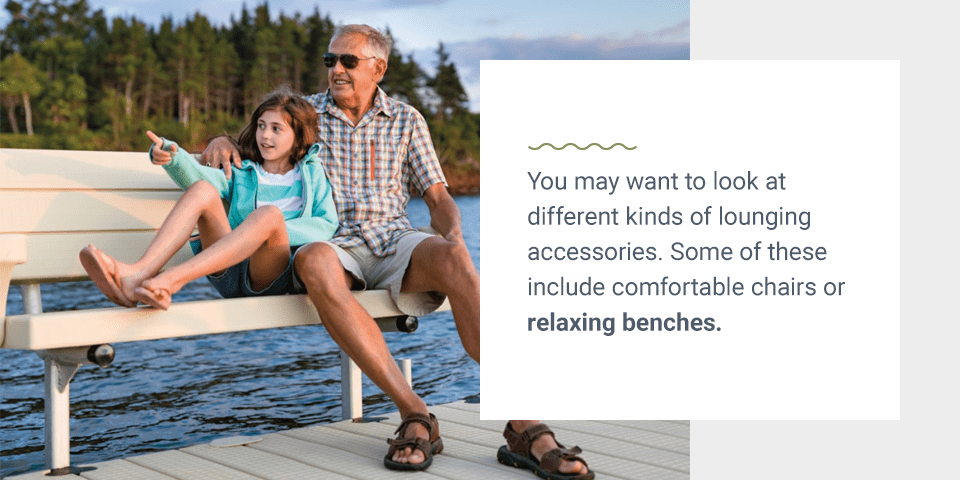 Girl sitting with her grandpa on a bench