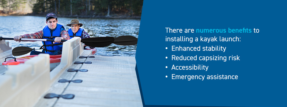 numerous benefits to installing a kayak launch
