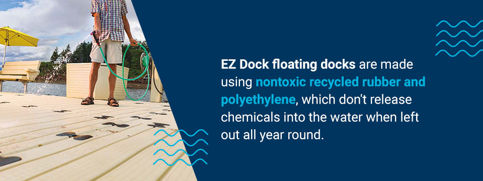 EZ Dock Floating Dock Materials